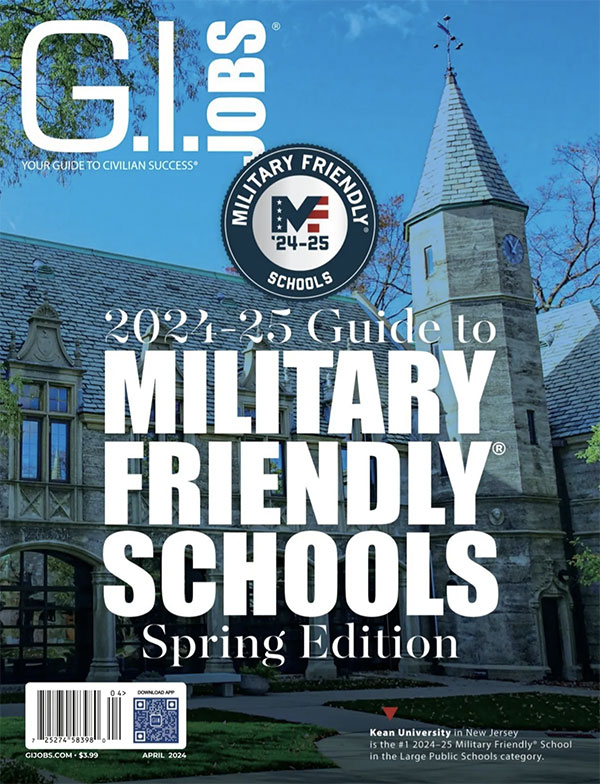 GI Jobs 2024-25 Guide to Military Friendly Schools