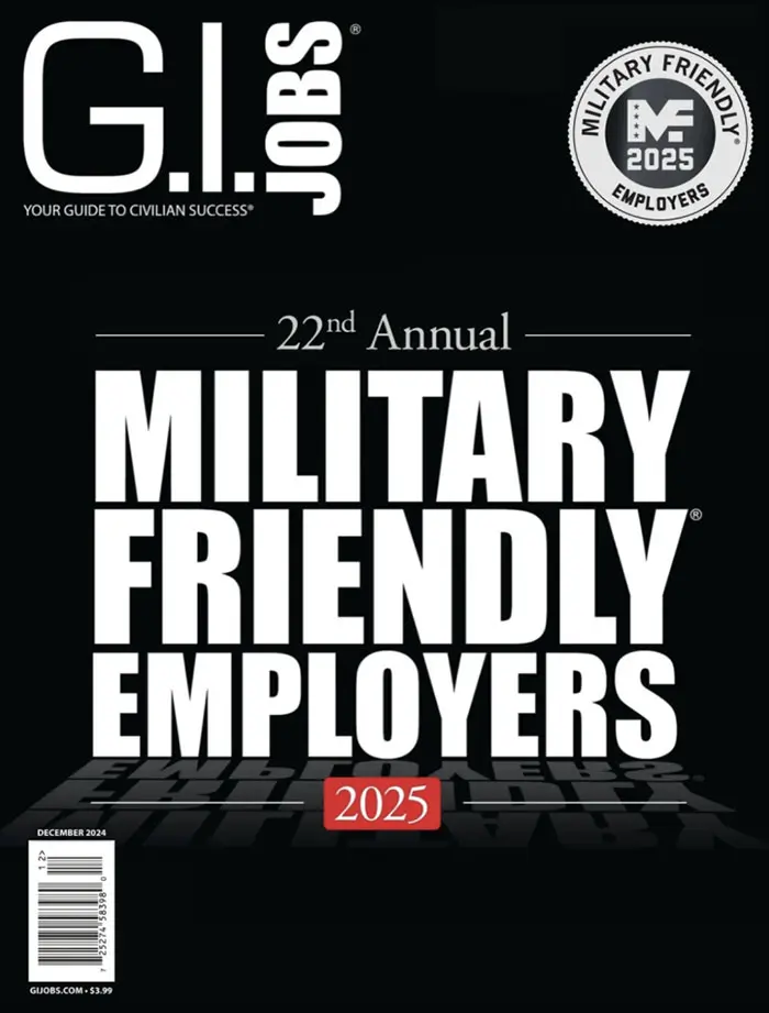 GI Jobs 2025 Military Friendly Employers Issue